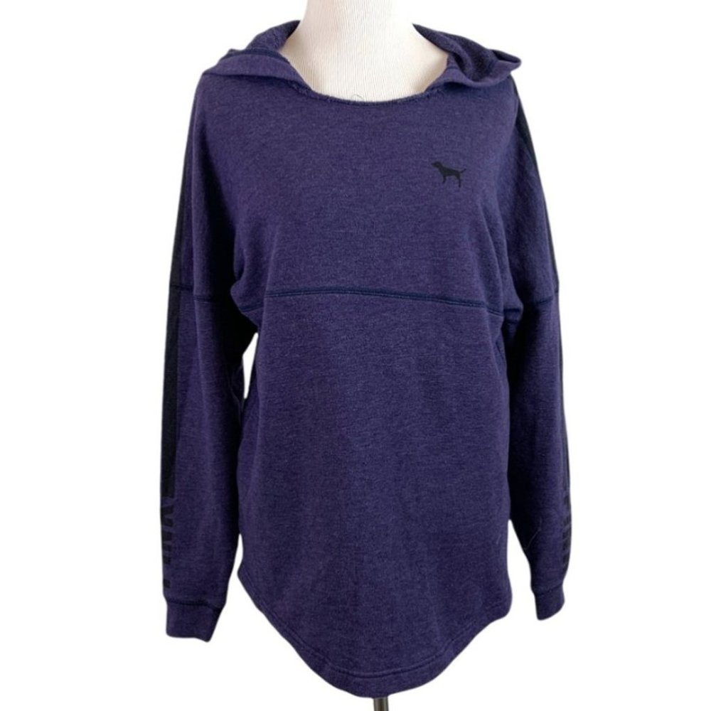 VICTORIA SECRET PINK Women's Size Extra Small Purple Warm Hooded Sweatshirt